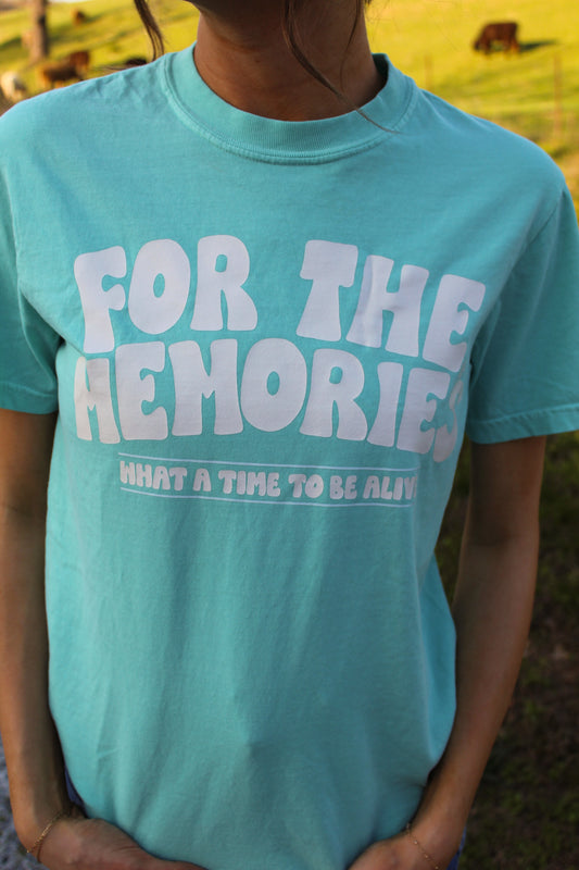 For The Memories Chalky Mint Tee