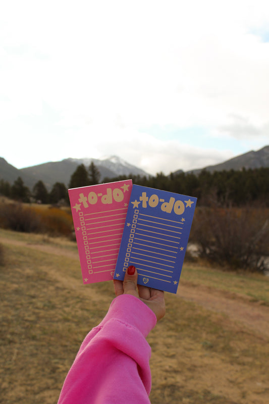 To Do Pink 4x6 Notepad