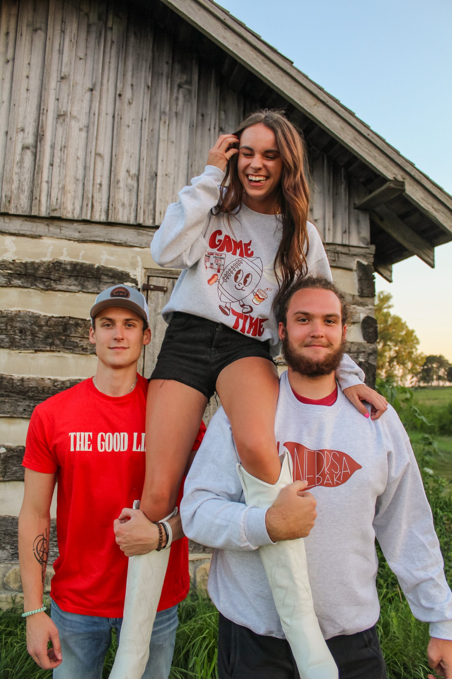Nebraska Flag Crewneck