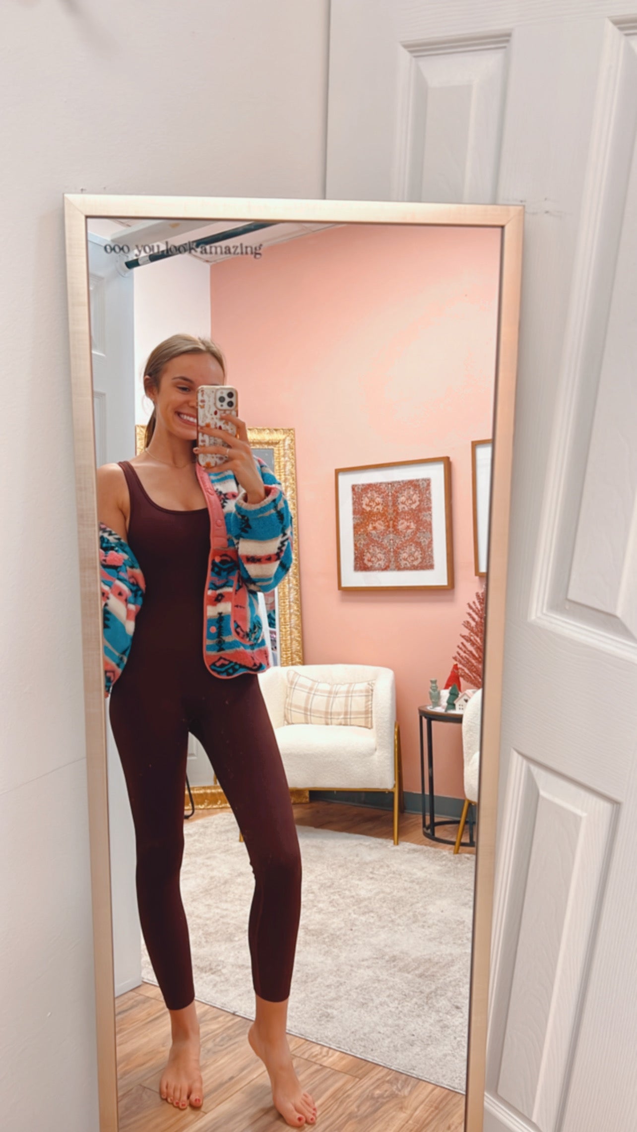 Ribbed Full Length Bodysuit