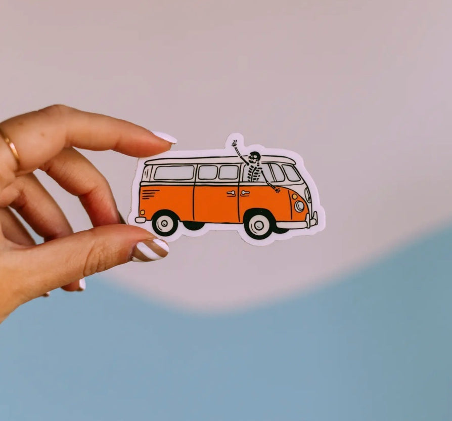 Hippee Skeleton Sticker