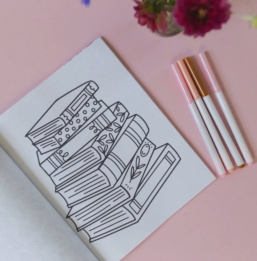 Book Lover Coloring Book