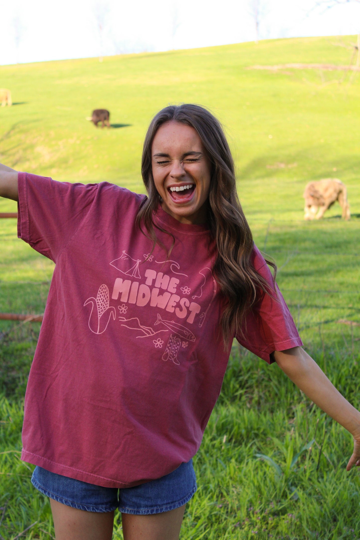 Midwest Things Crimson Tee