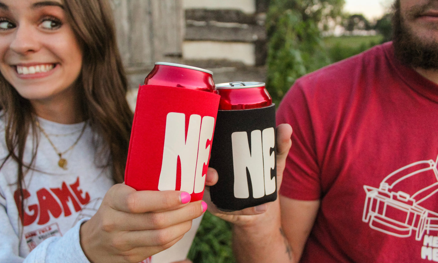 NE Koozie Black