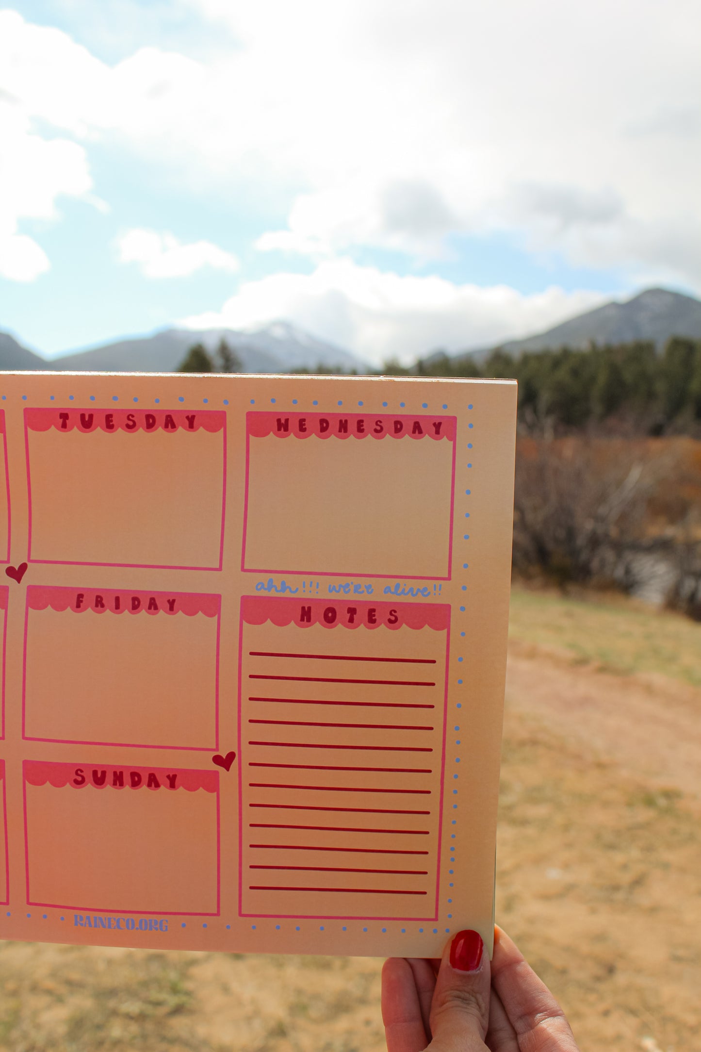 Weekly Delight Jumbo Notepad