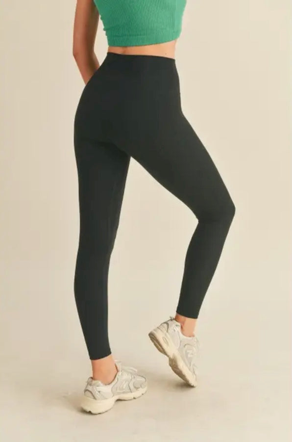 Black Aligned Leggings