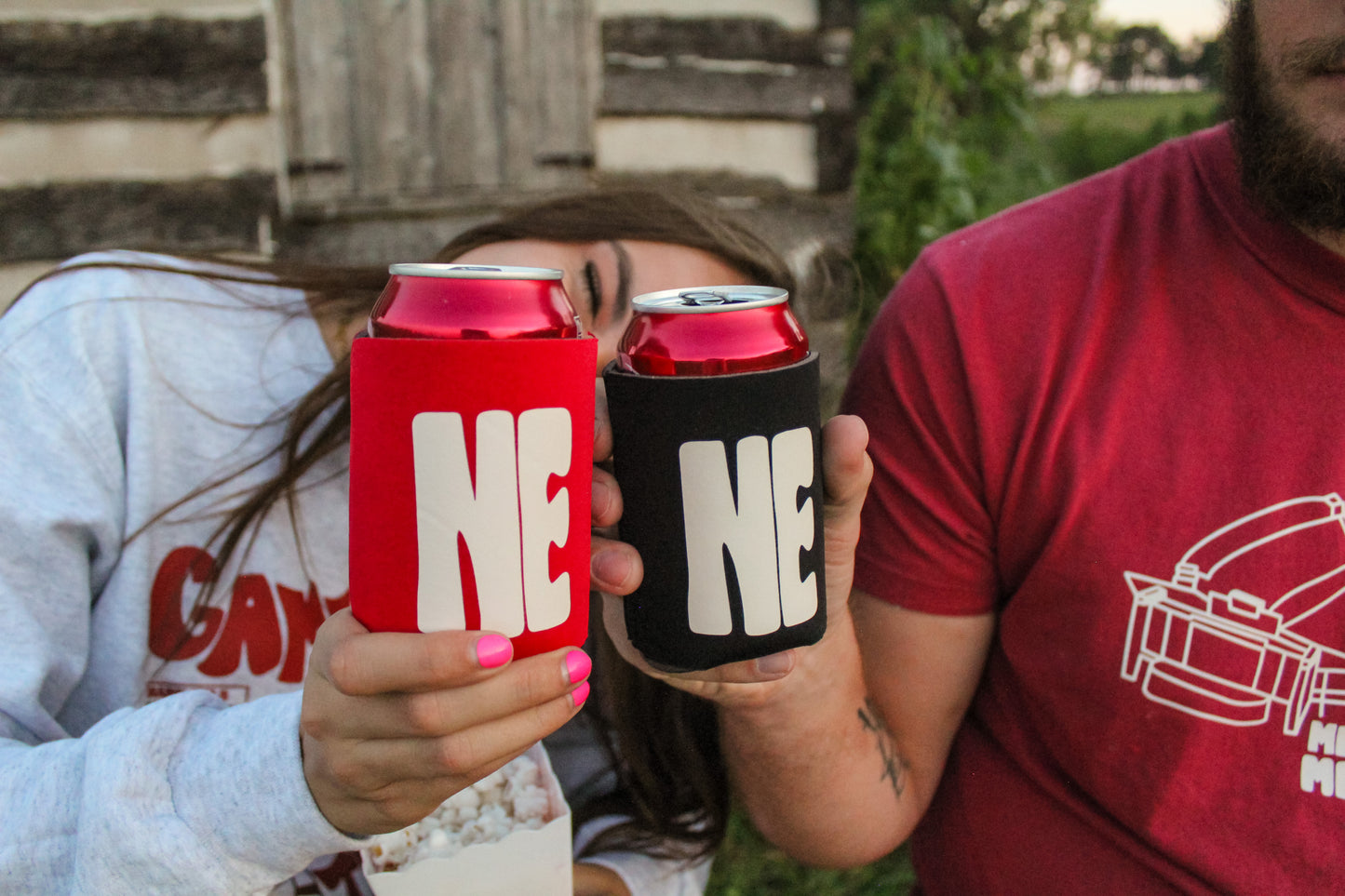 NE Koozie Black