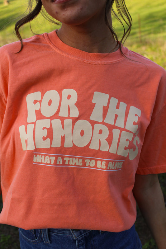 For The Memories Melon Tee