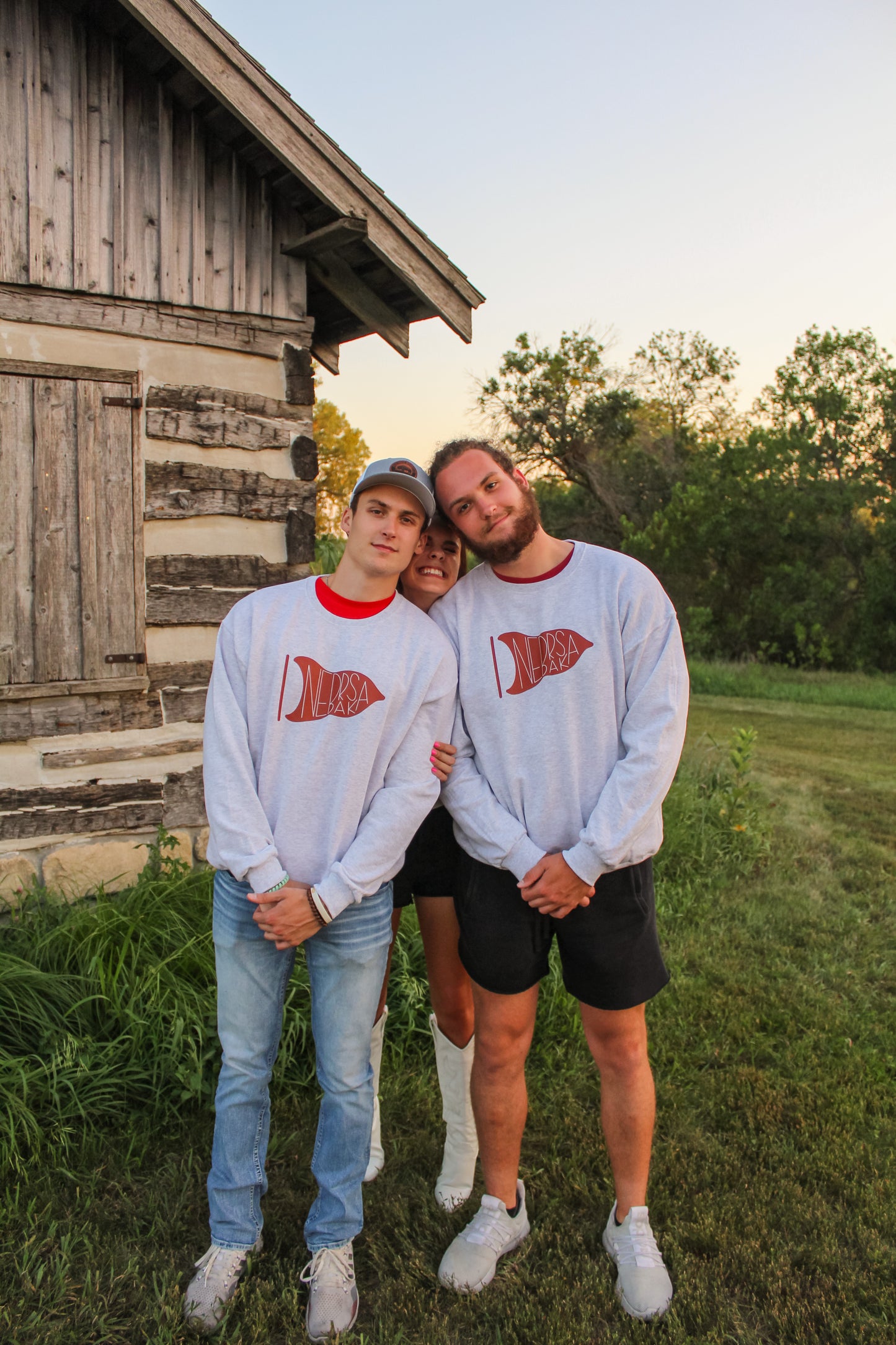 Nebraska Flag Crewneck