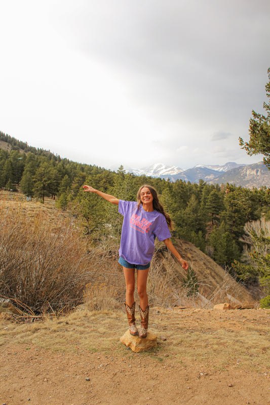 For The Memories Violet Tee