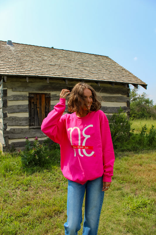 NE The Good Life Crew Pink