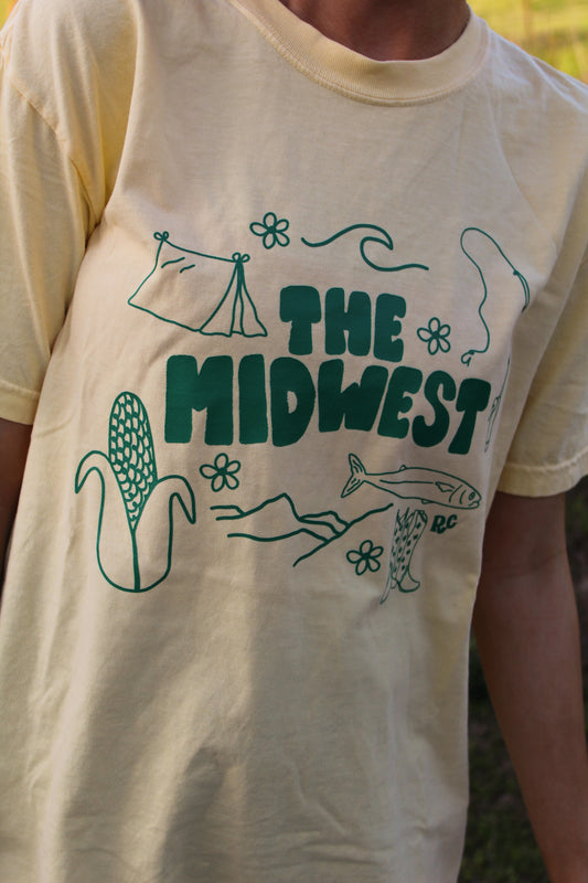 Midwest Things Yellow Tee