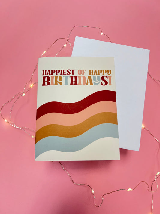 Happiest of Happy Birthdays Greeting Card