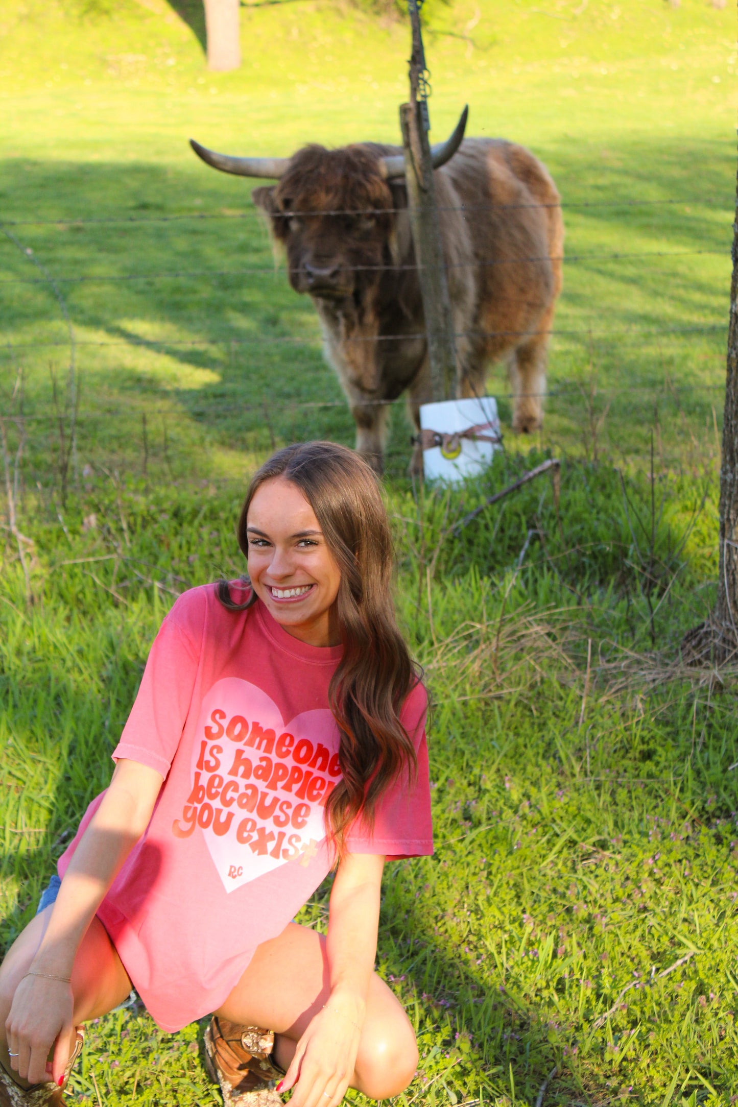 Someone is Happier Because You Exist Watermelon Tee