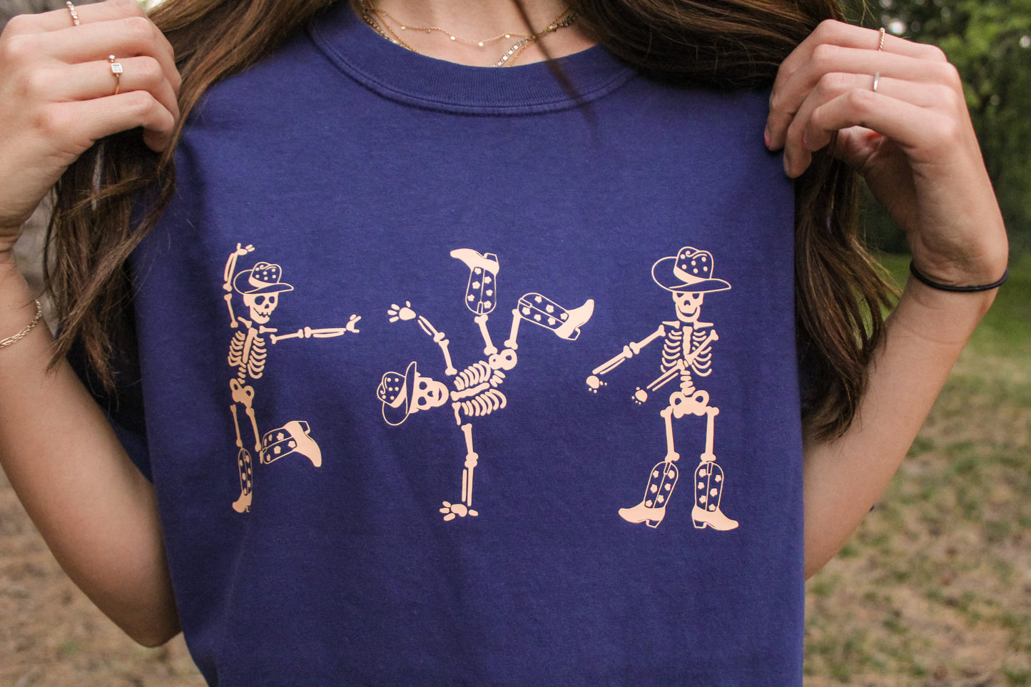 Dancing Cowboy Skeleton Tee