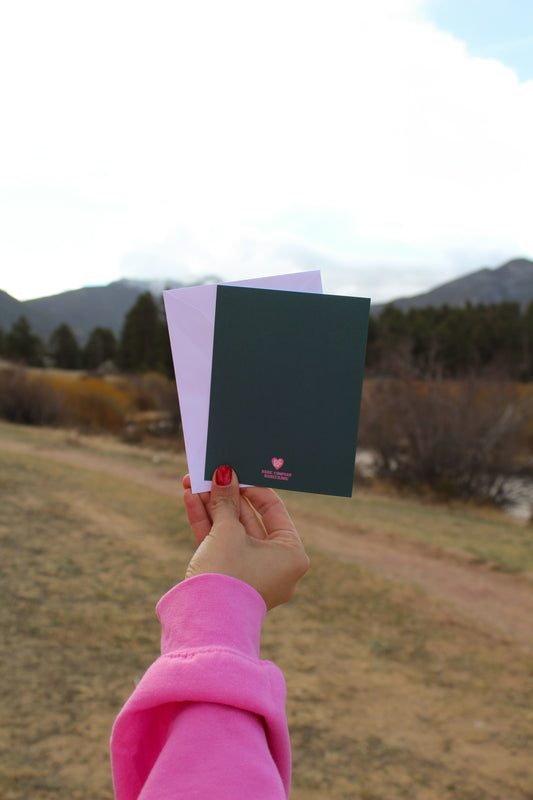 Someone Is Happier Card Green