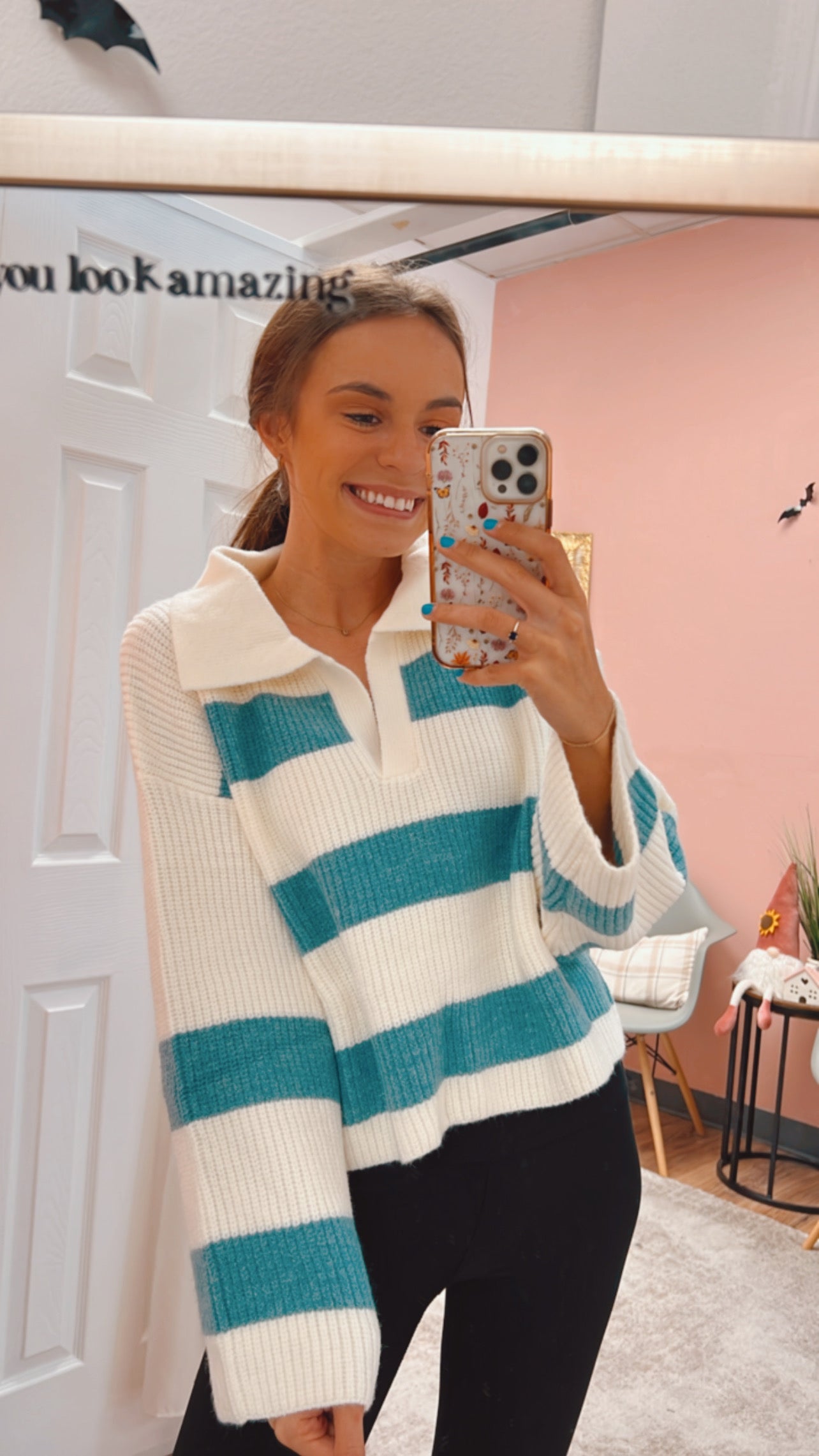 Taylen Striped Sweater