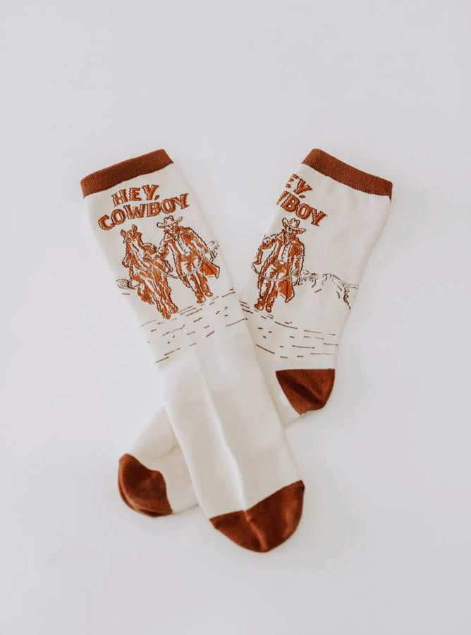 Hey Cowboy Socks