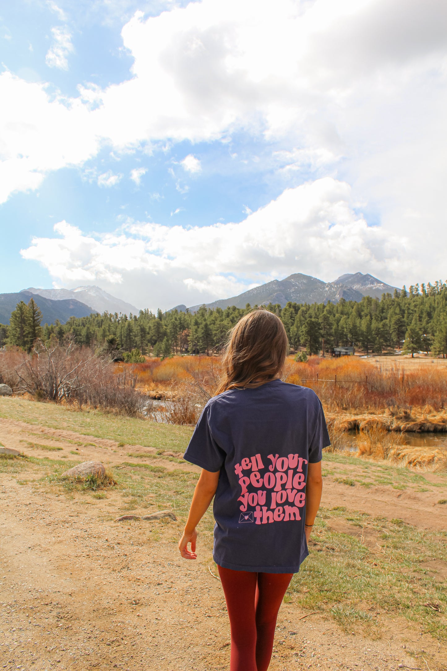 Tell Your People You Love Them Navy Tee