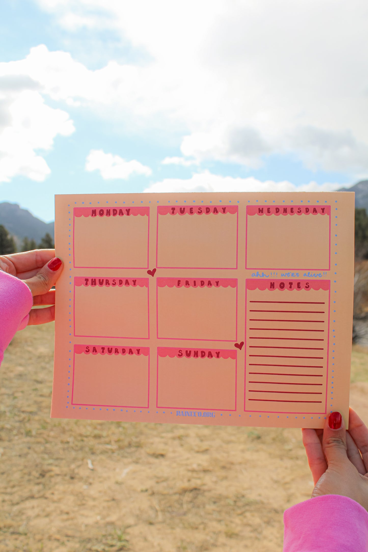 Weekly Delight Jumbo Notepad