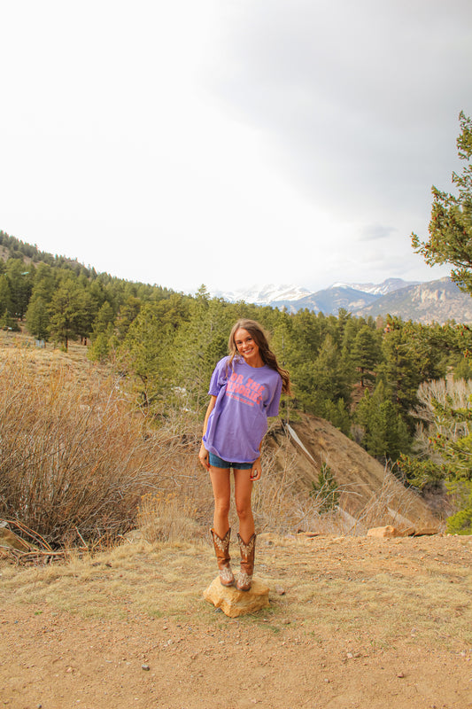 For The Memories Violet Tee