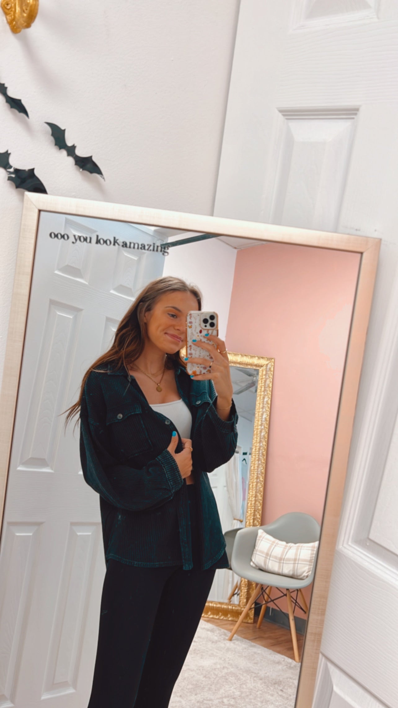 Larkin Oversized Waffle Shacket