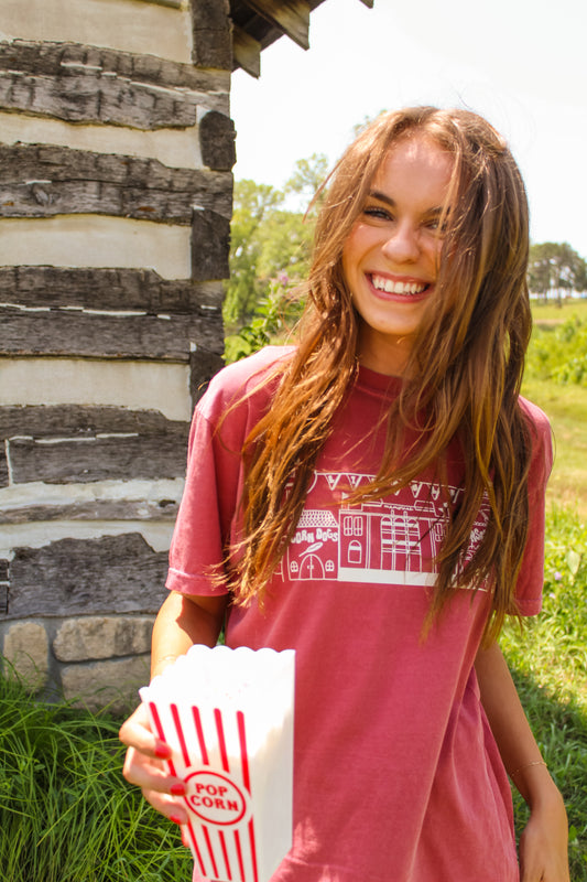 Game Day Village Tee Crimson