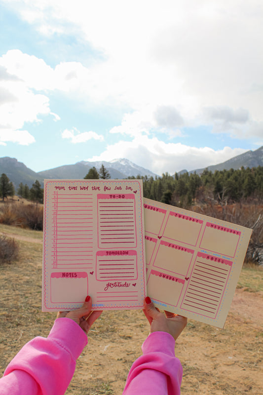 Weekly Delight Jumbo Notepad