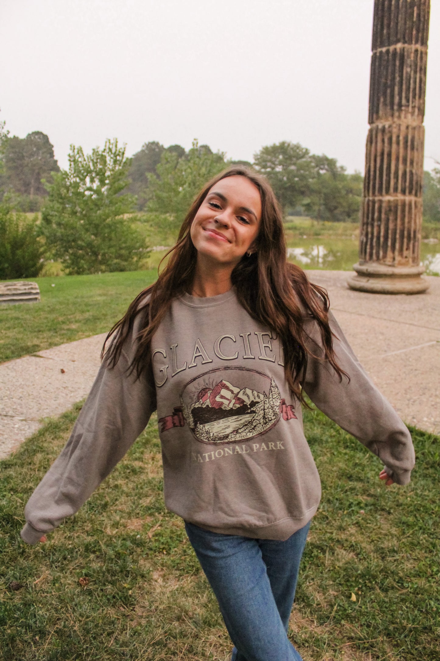 Glacier Vintage Crewneck Sweatshirt