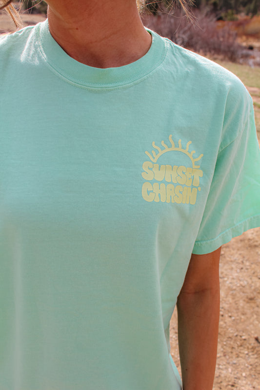 Sunset Chasin Island Tee