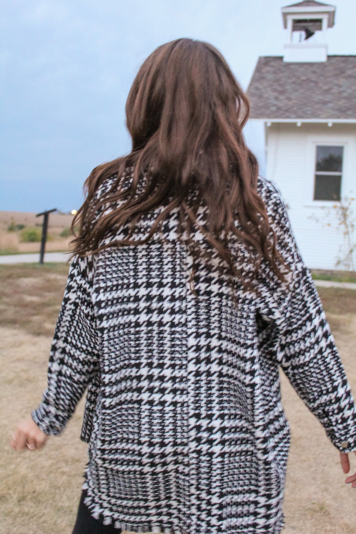 Mavis Houndstooth Jacket