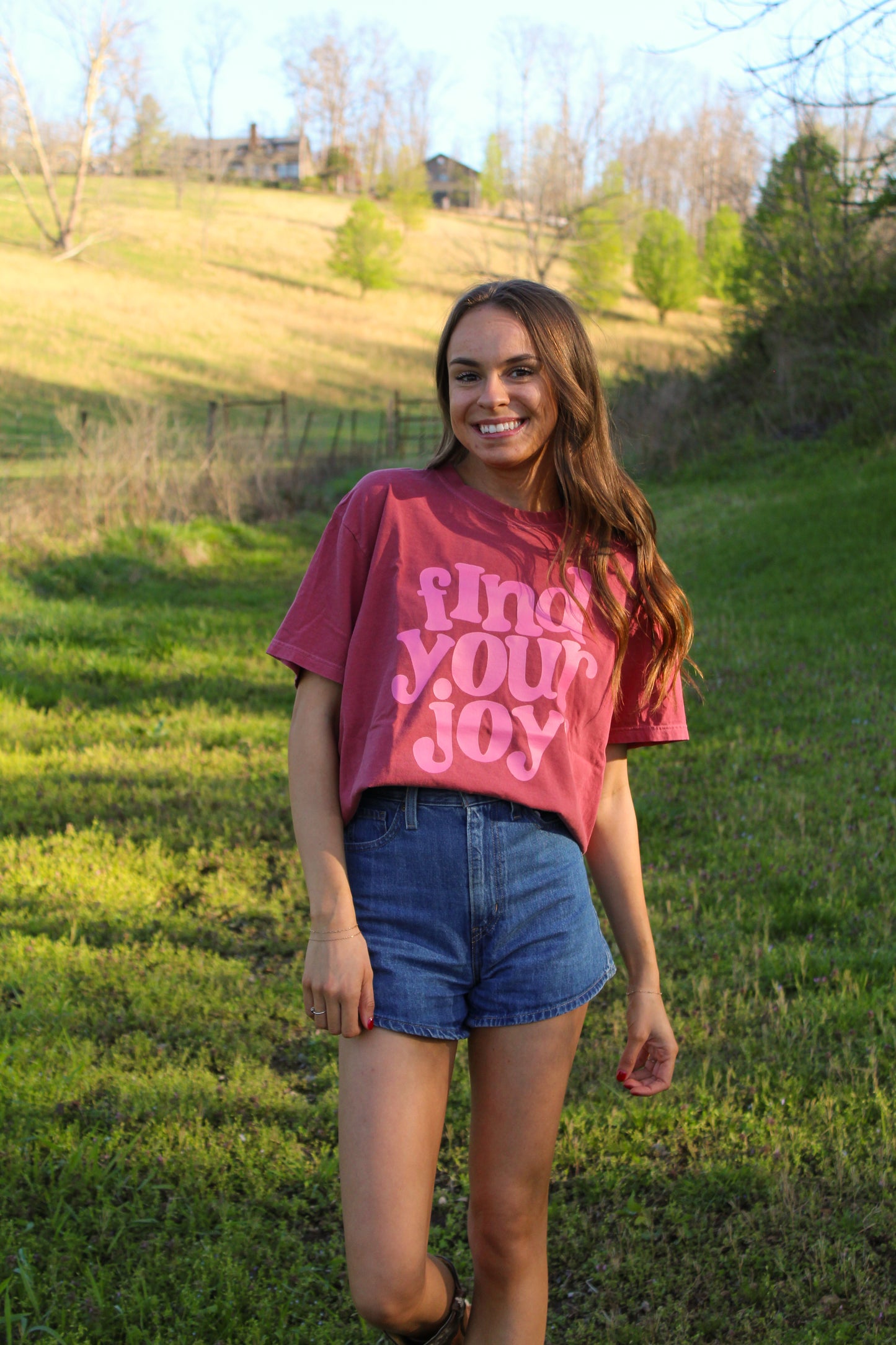 Find Your Joy Crimson Tee