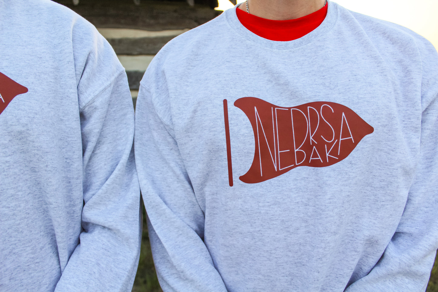 Nebraska Flag Crewneck
