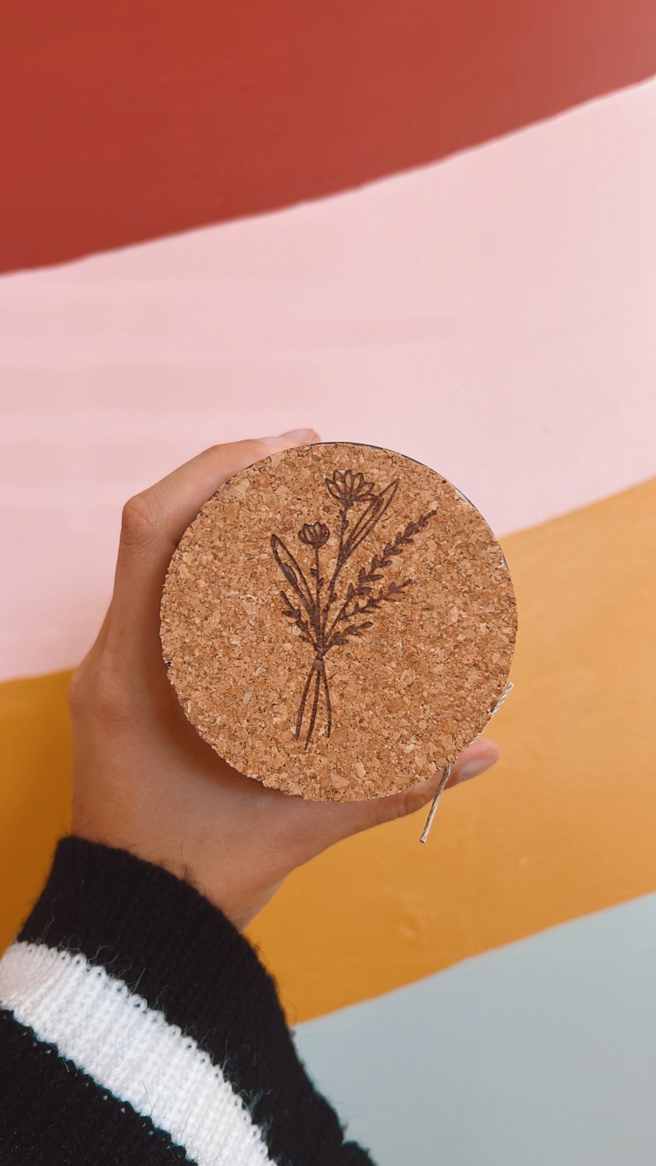 Vintage Flannel Candle