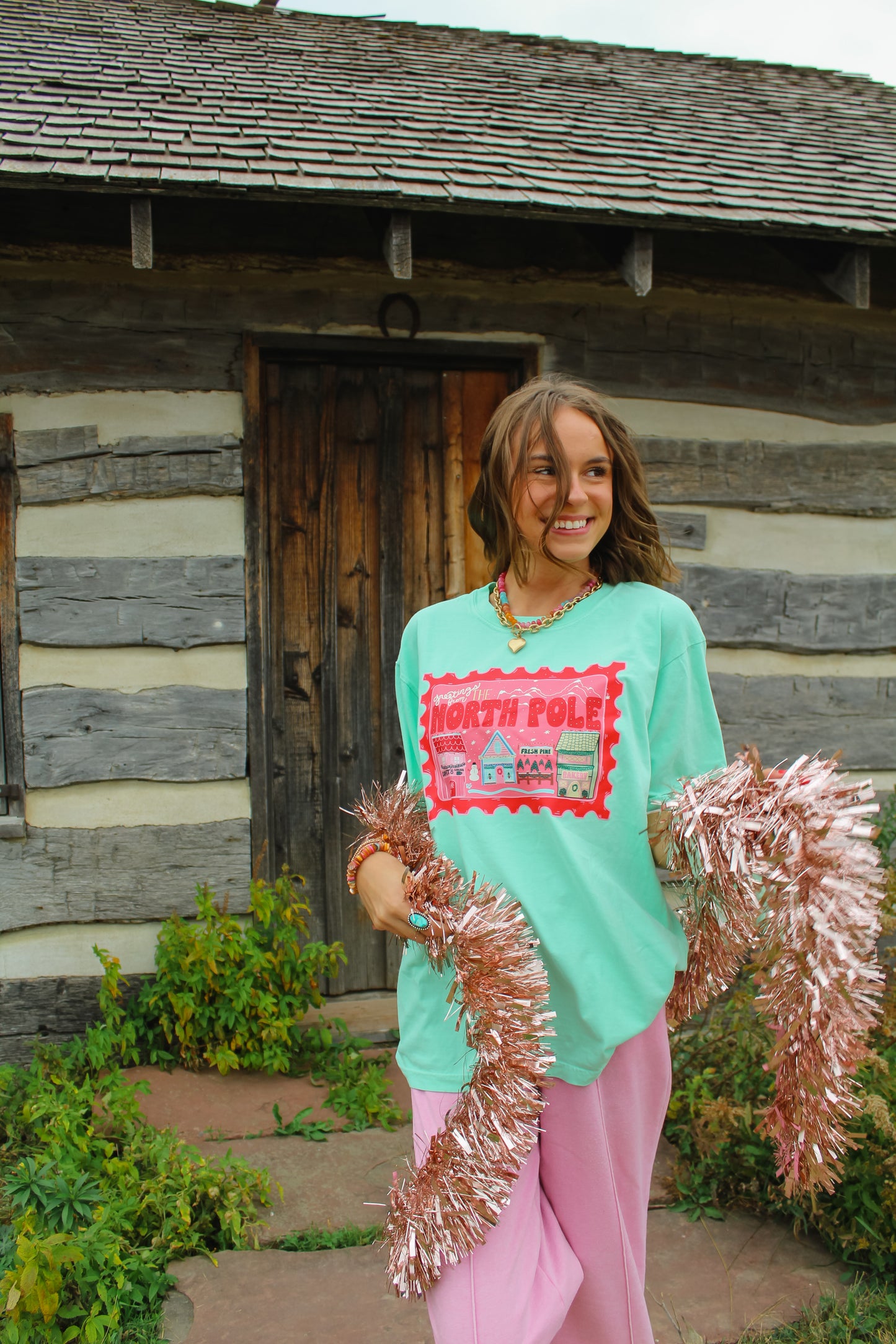 North Pole Stamp Tee