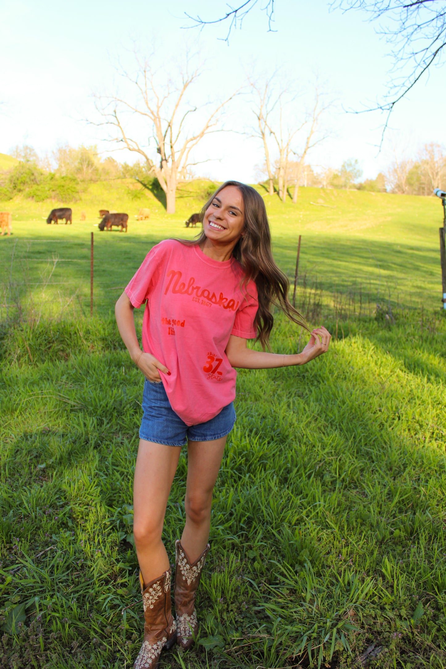 Nebraska 37th Watermelon Tee