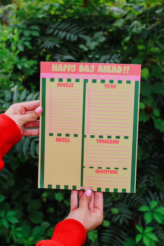 Good Day Ahead Jumbo Daily Notepad