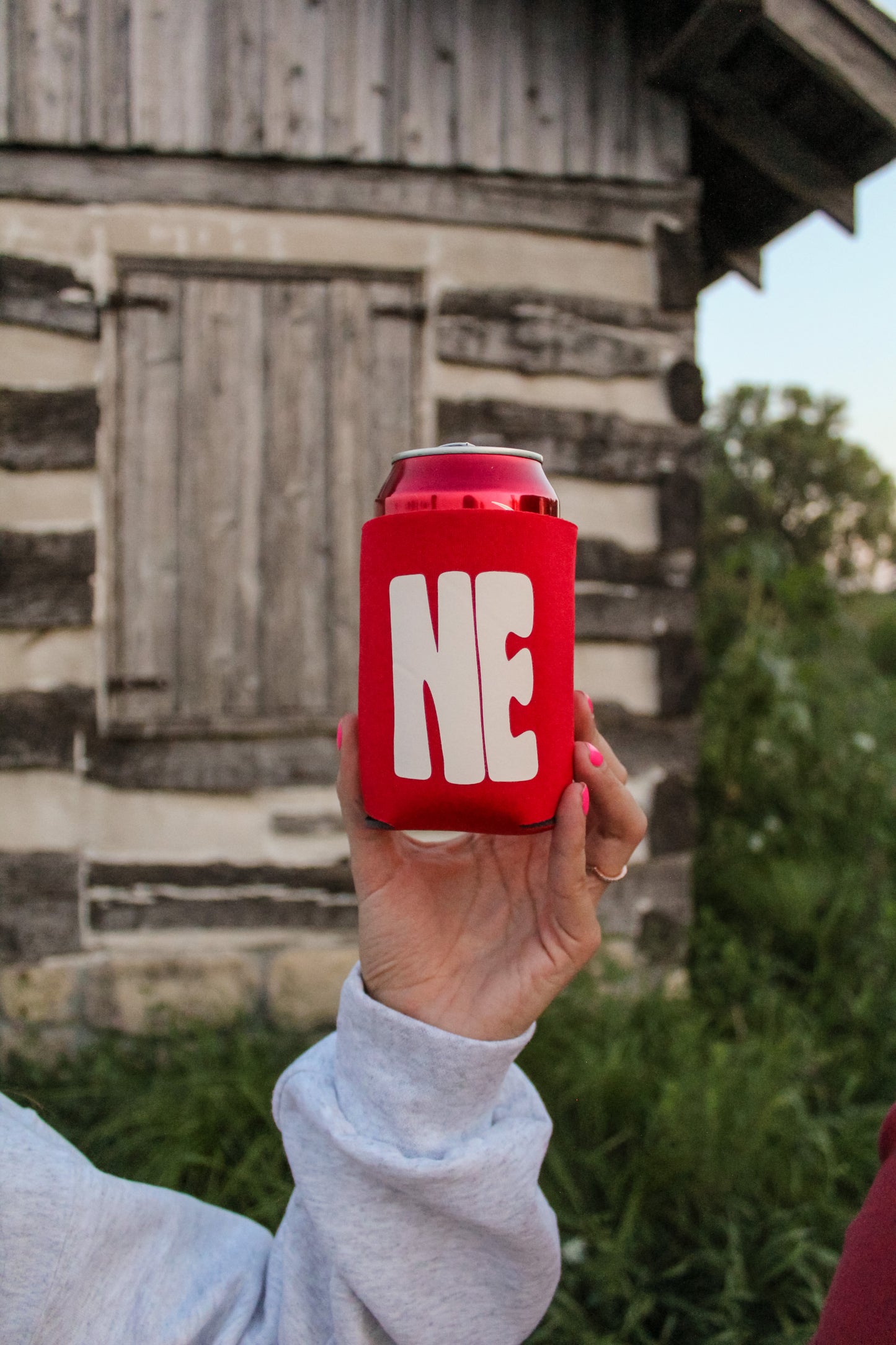 NE Koozie Red