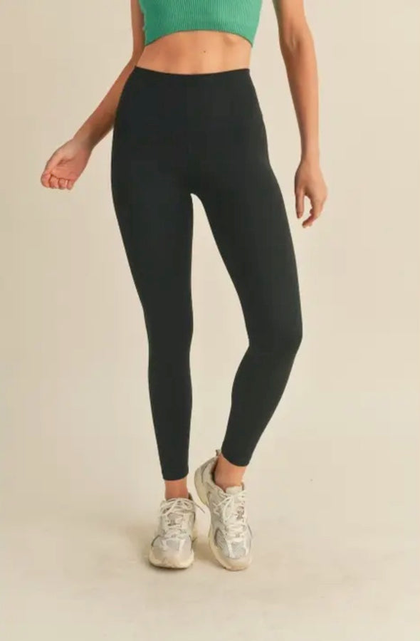Black Aligned Leggings