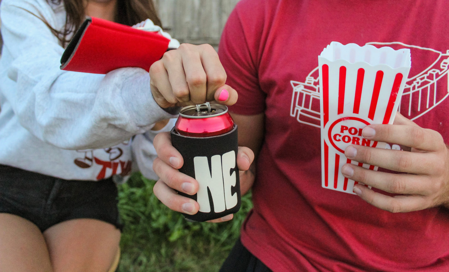 NE Koozie Black