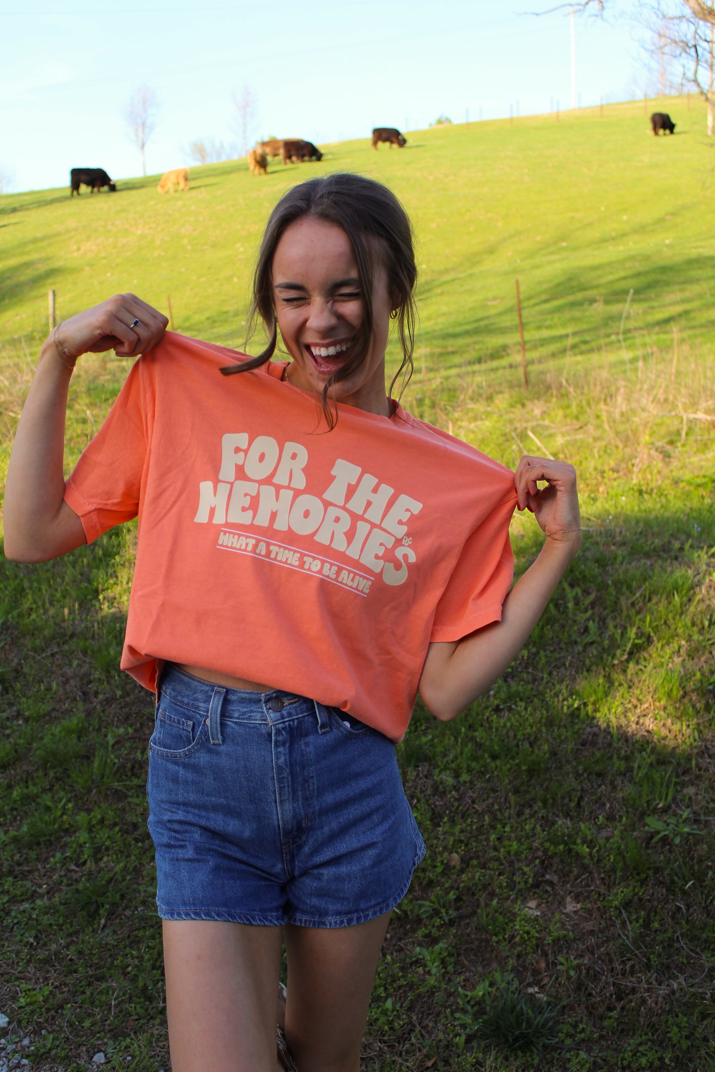 For The Memories Melon Tee