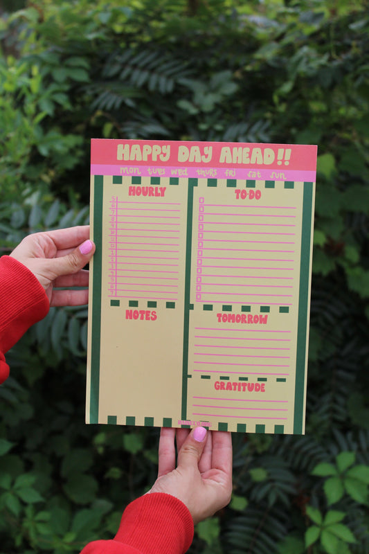 Good Day Ahead Jumbo Daily Notepad