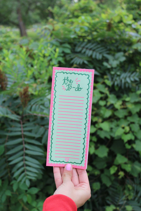 Mint To-Do Notepad