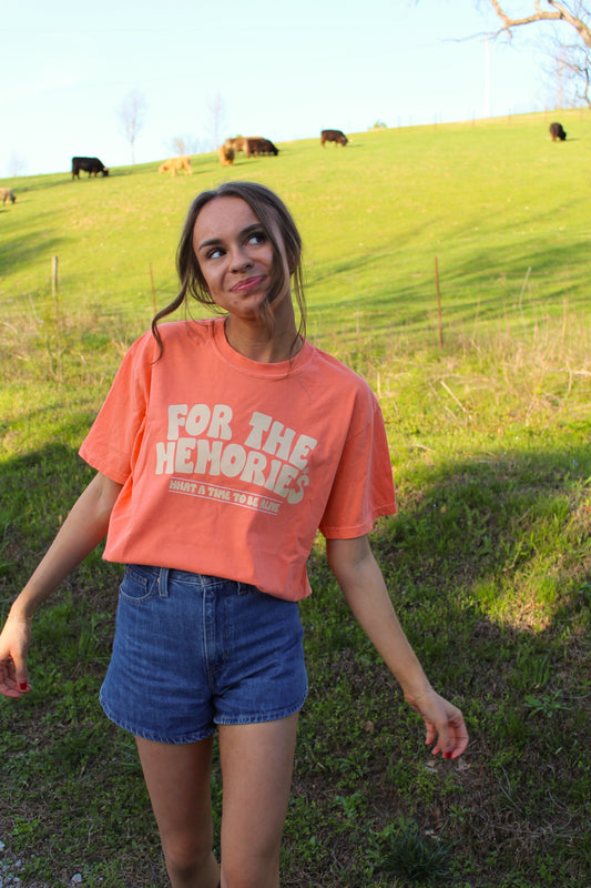 For The Memories Melon Tee