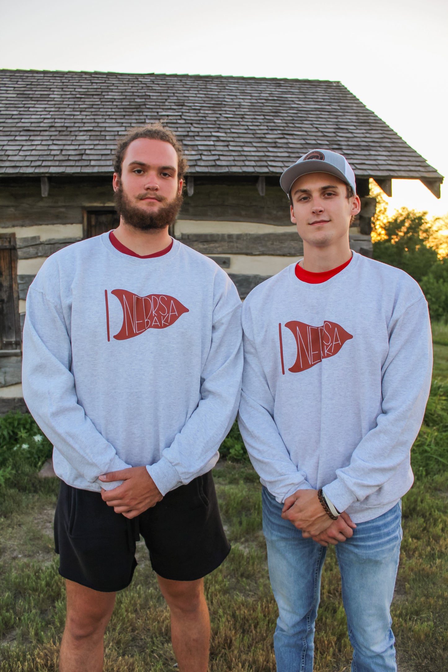Nebraska Flag Crewneck