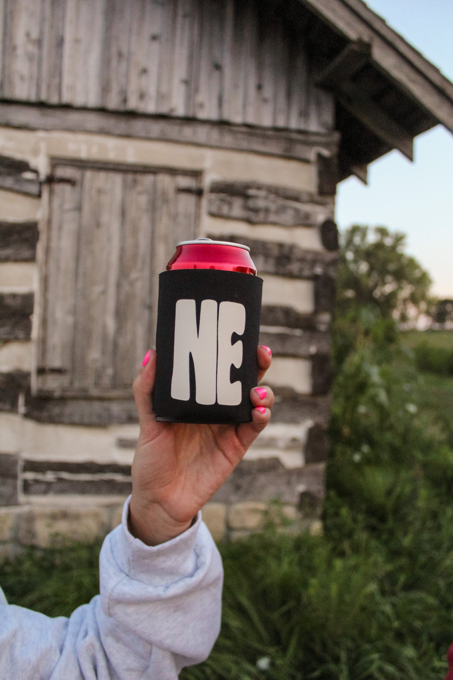NE Koozie Black