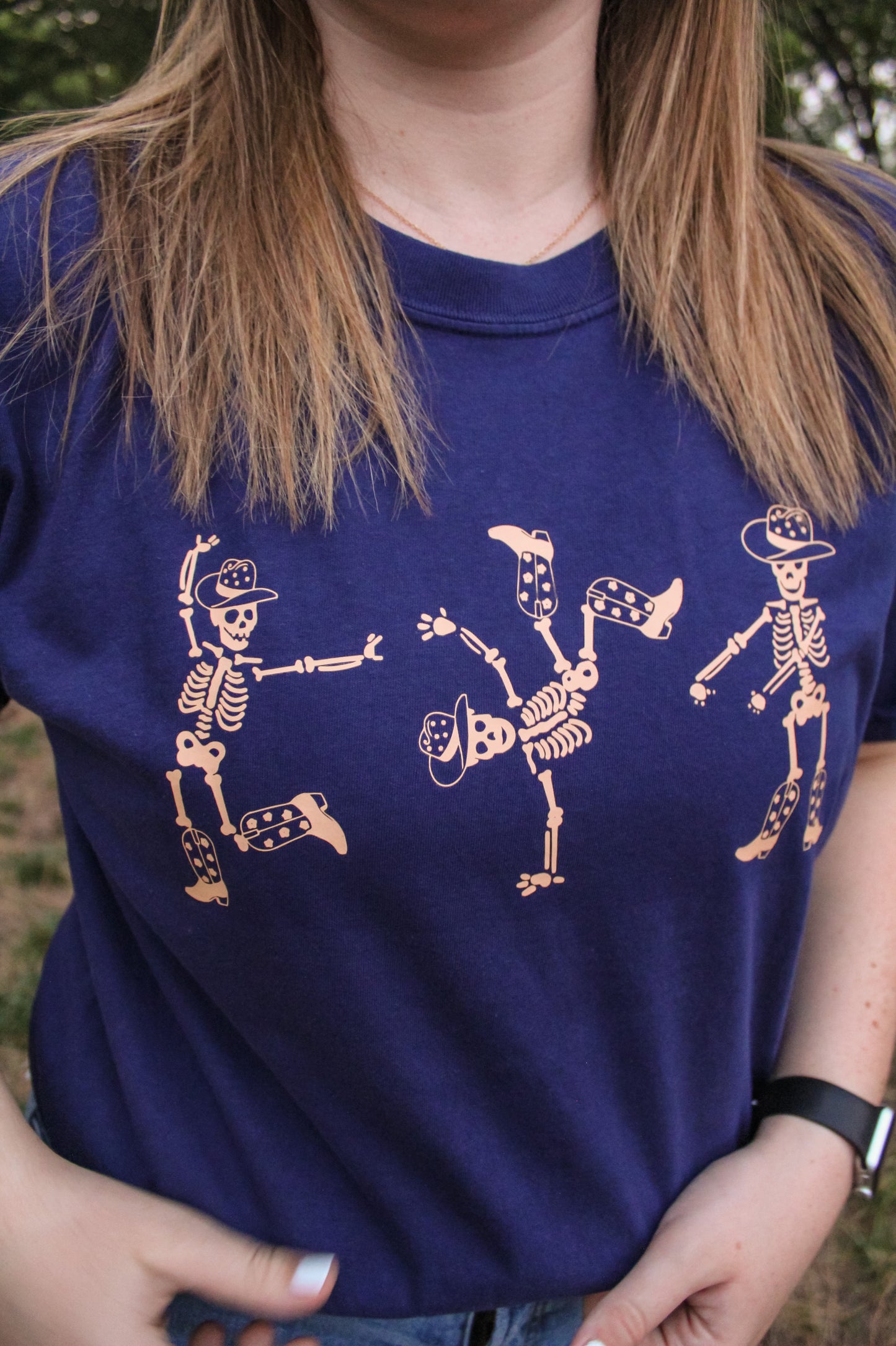 Dancing Cowboy Skeleton Tee