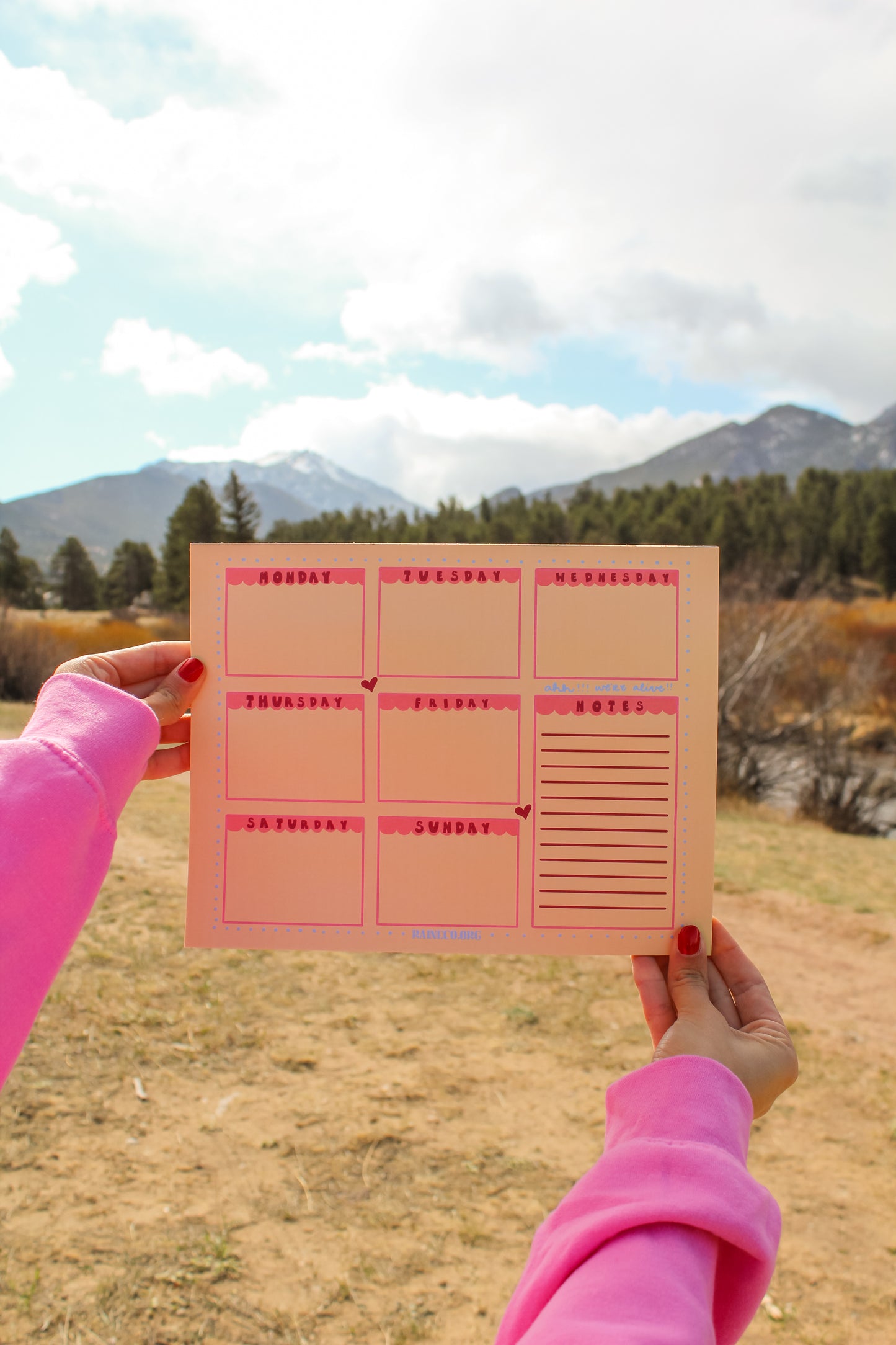 Weekly Delight Jumbo Notepad