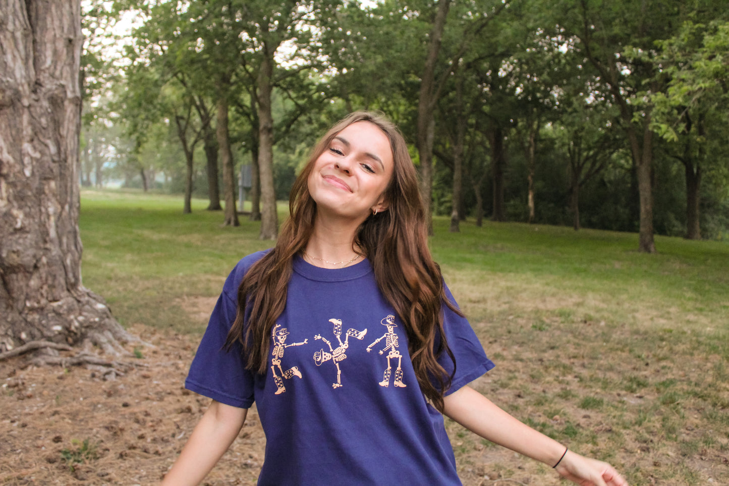Dancing Cowboy Skeleton Tee