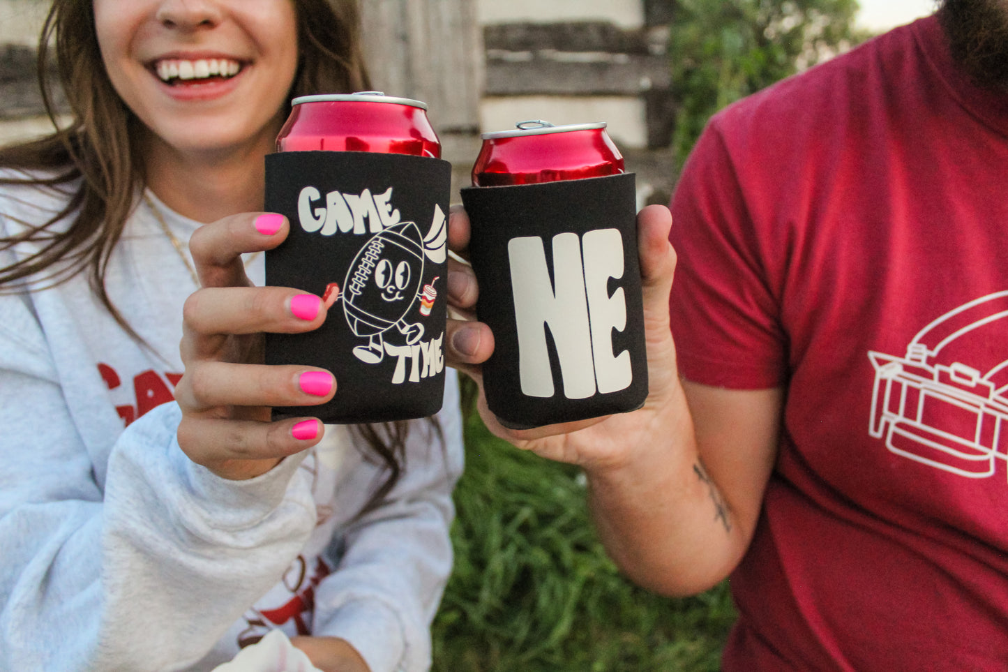 NE Koozie Black